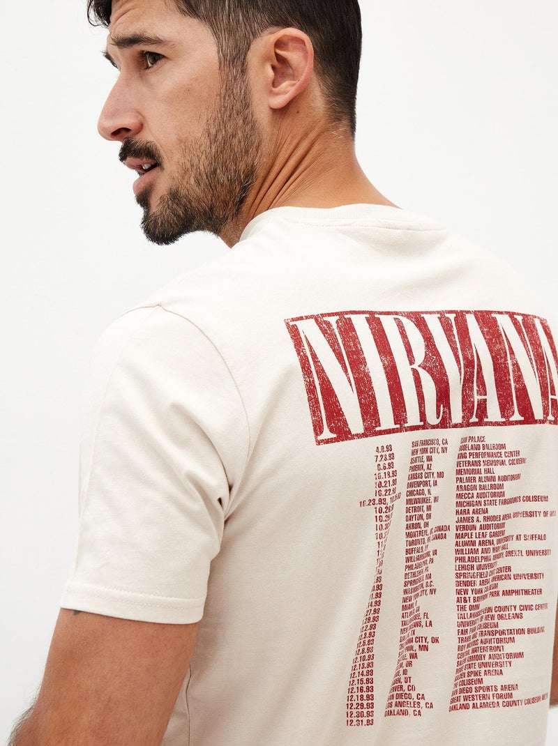 T-shirt, Nirvana MO Fashion Beige - Kiabi