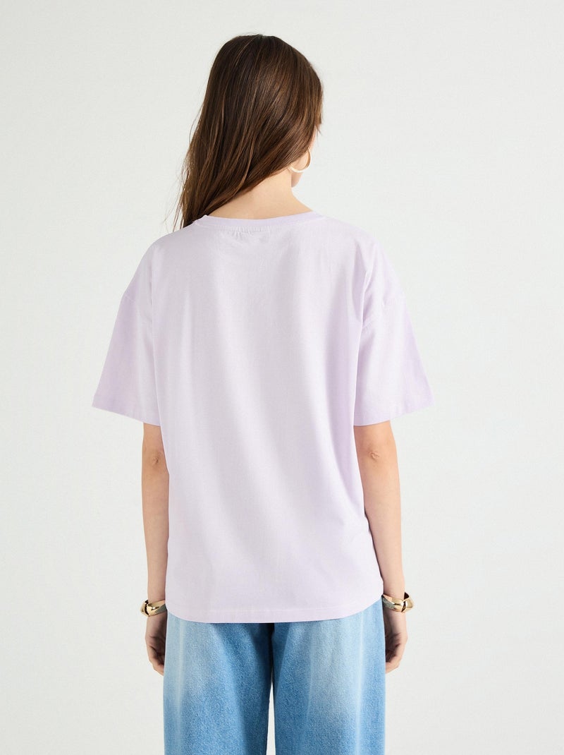 T-shirt « Nirvana » MO Fashion Violet - Kiabi