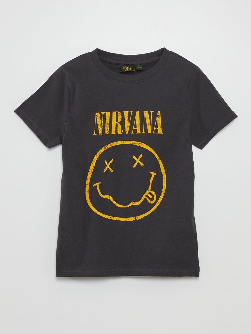 Tee shirt nirvana kiabi hot sale