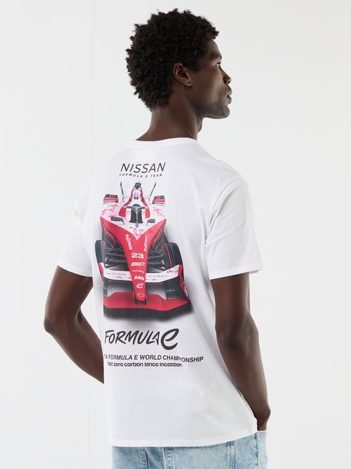 T-shirt 'Nissan' 'Formula E Team' à manches courtes - Kiabi
