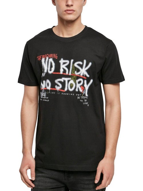 T-shirt no risk no story - mister tee - Kiabi