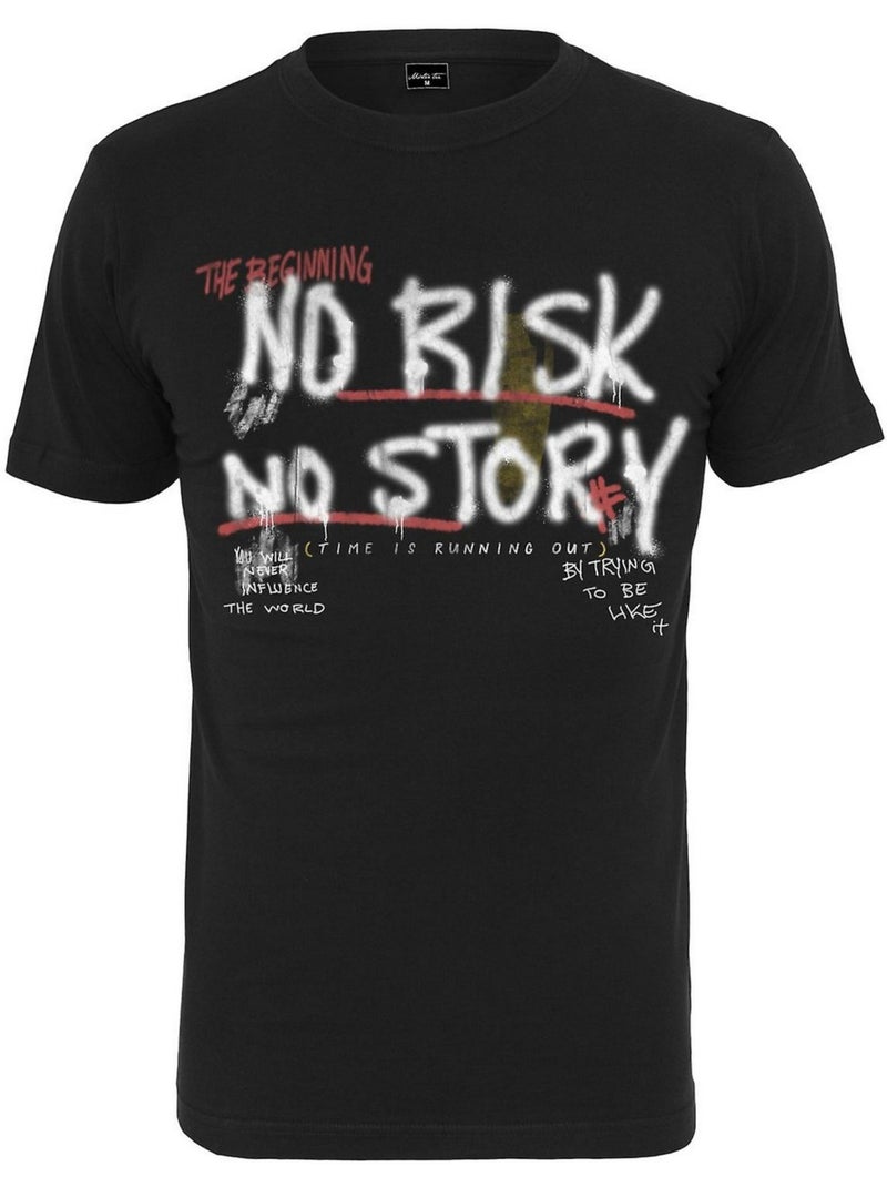T-shirt no risk no story - mister tee Noir - Kiabi