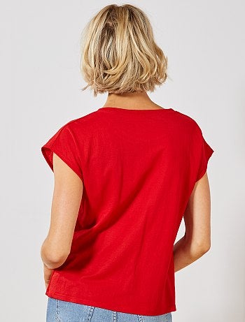 T-shirt noué - Kiabi