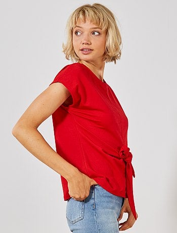 T-shirt noué - Kiabi