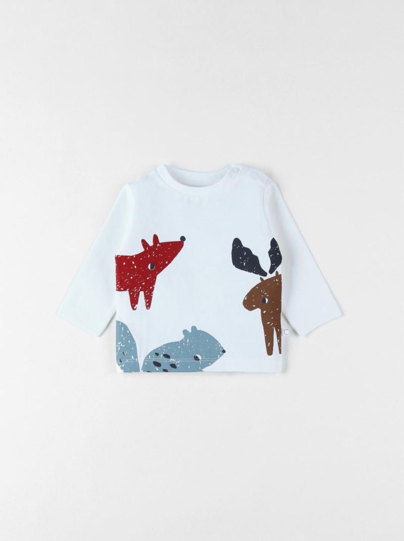 T-shirt, Noukie's Blanc - Kiabi