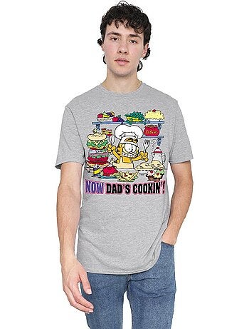 T-shirt now dad's cooking - garfield