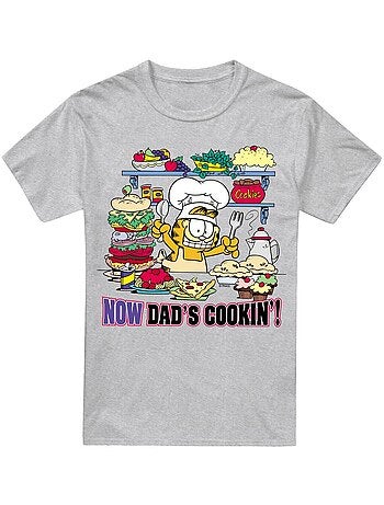 T-shirt now dad's cooking - garfield