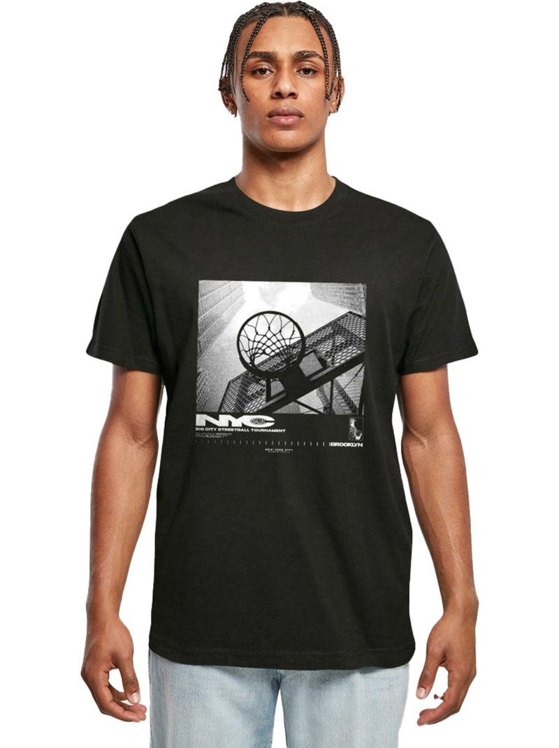 T-shirt nyc ballin - mister tee Noir - Kiabi