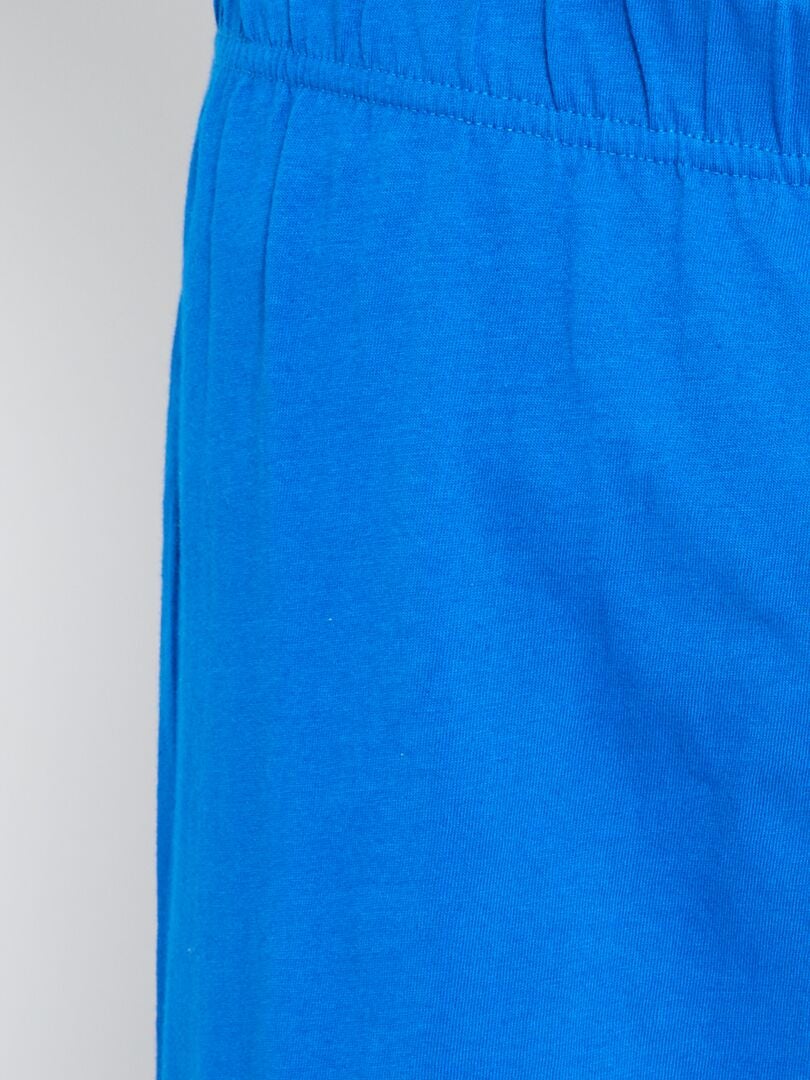 T-shirt 'Obélix' en jersey blanc/bleu - Kiabi