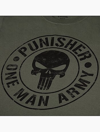 T-shirt one man army - le punisseur