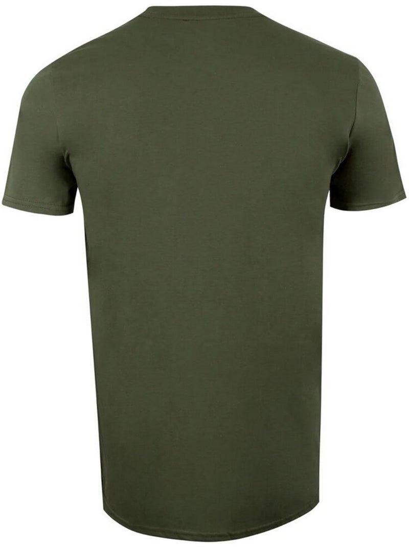 T-shirt one man army - le punisseur Vert kaki - Kiabi