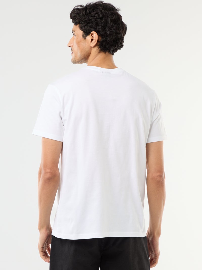 T-shirt 'One Piece' à manches courtes Blanc - Kiabi