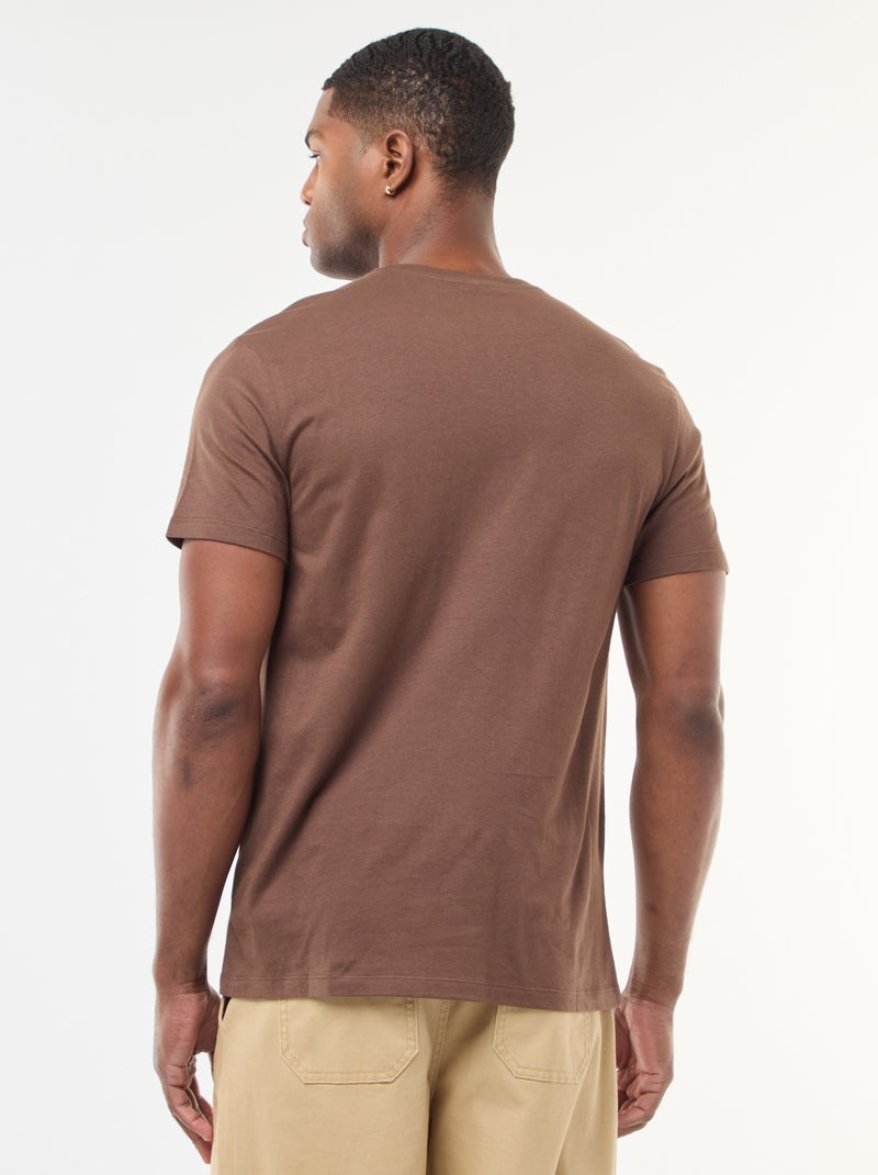 T-shirts marron taille L pour homme