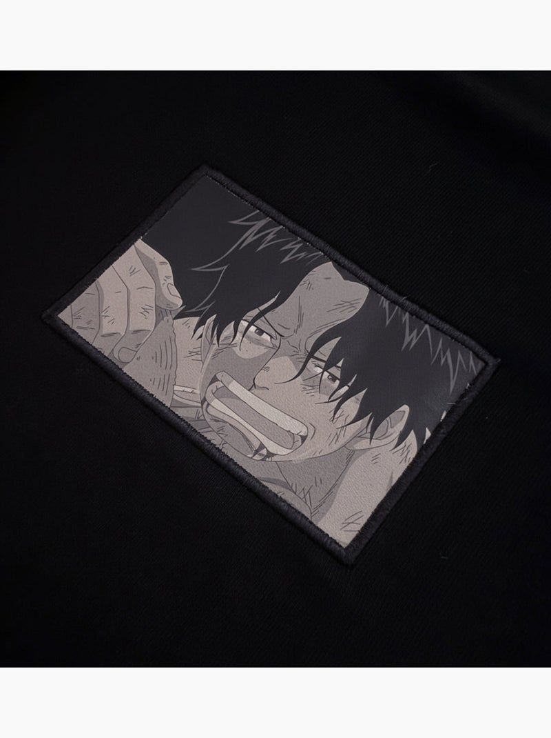 T-shirt One Piece Ace Marine Ford - Regular Noir - Kiabi