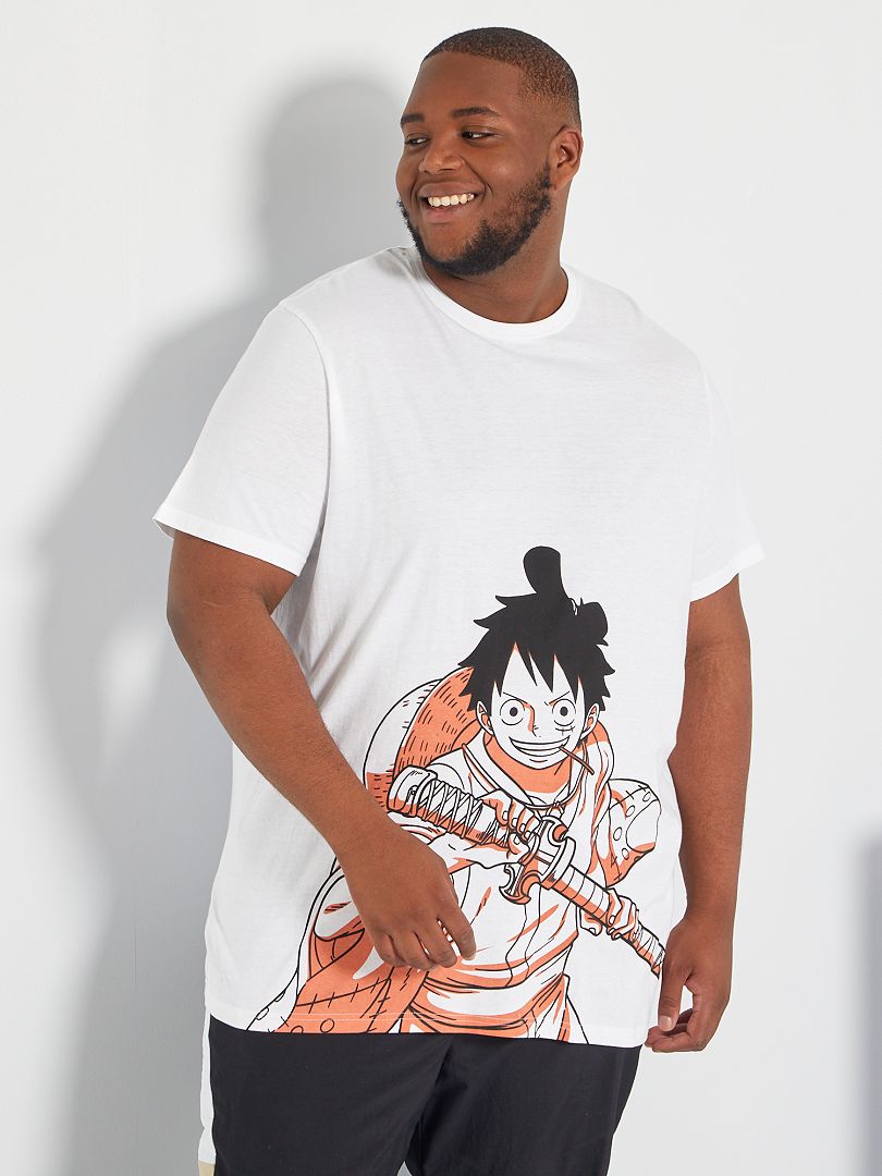 T-shirt 'One Piece' blanc - Kiabi