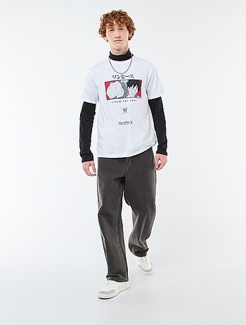 T-shirt 'One piece' en coton