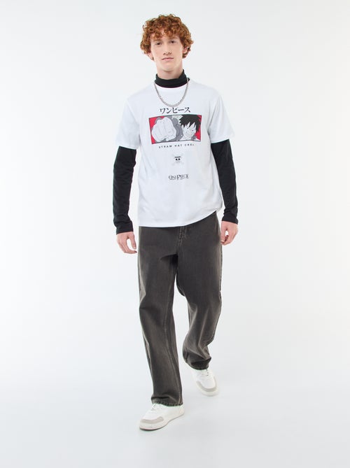 T-shirt 'One piece' en coton - Kiabi