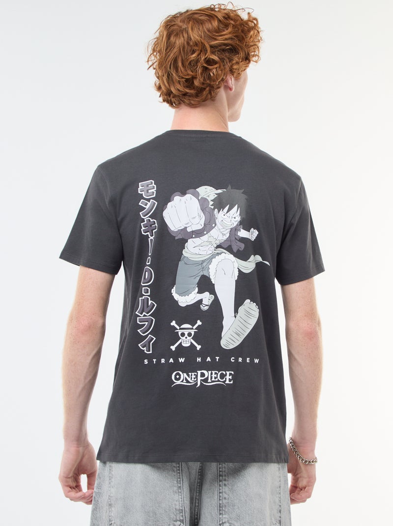 T-shirt 'One piece' en coton Noir - Kiabi