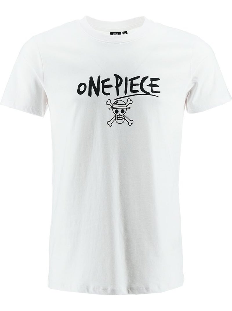 T-Shirt One Piece| Licence Officielle Blanc - Kiabi