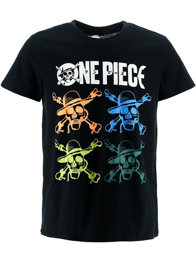 T-Shirt One Piece| Licence Officielle Noir - Kiabi
