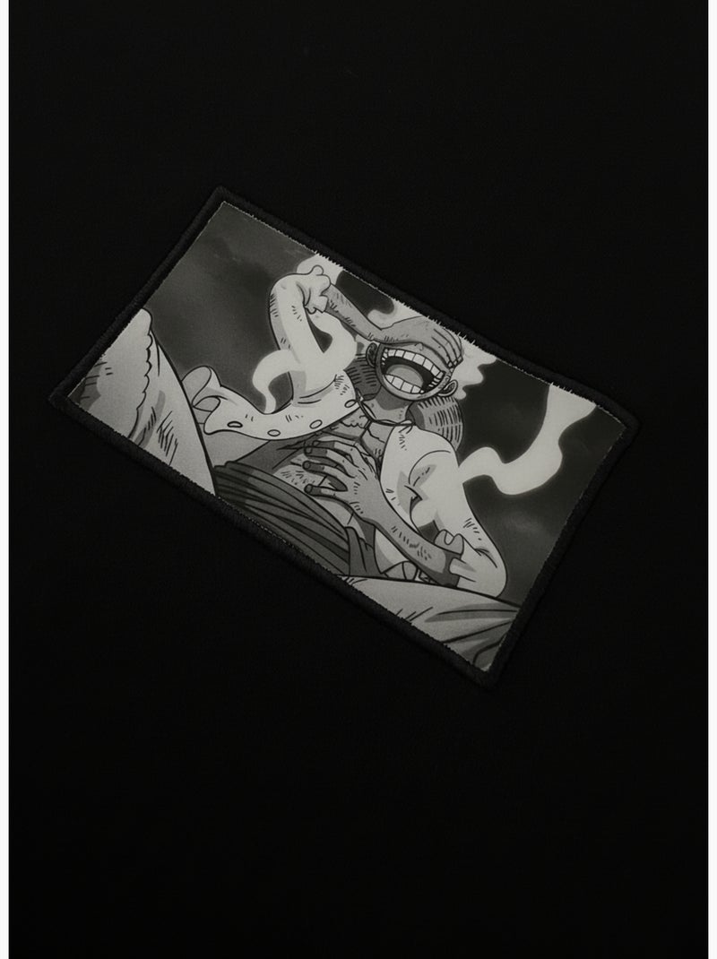 T-shirt One Piece Luffy Gear Five - Regular Noir - Kiabi