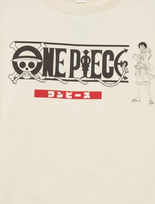T-shirt 'One Piece' manches courtes - Kiabi