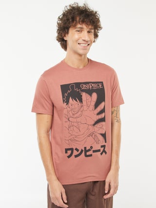 T-shirt 'One Piece' manches courtes