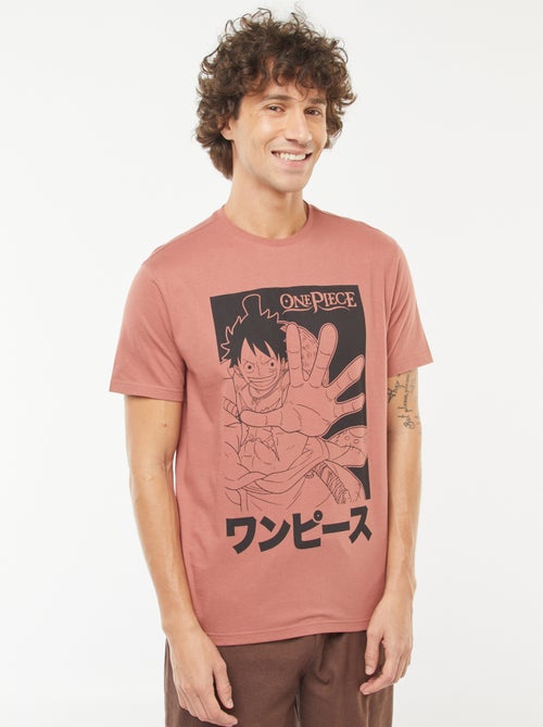 T-shirt 'One Piece' manches courtes - Kiabi