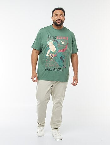 T-shirt 'One Piece' manches courtes