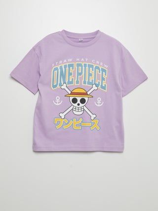 T-shirt 'One Piece' manches courtes