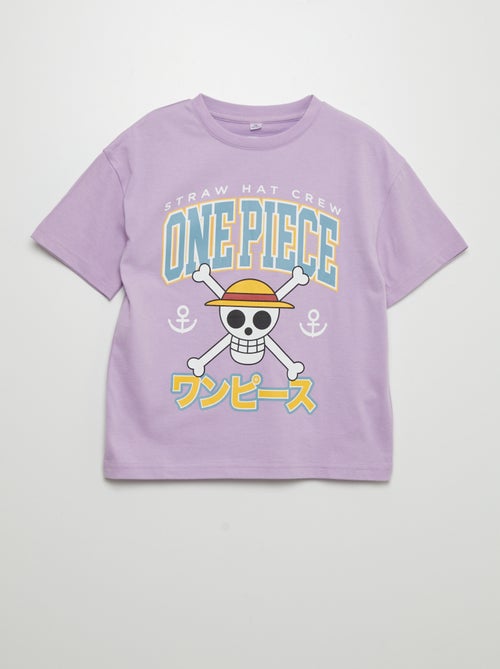 T-shirt 'One Piece' manches courtes - Kiabi