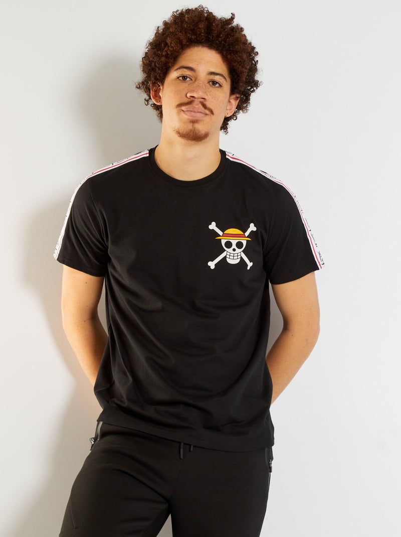 T-shirt 'One Piece' noir - Kiabi