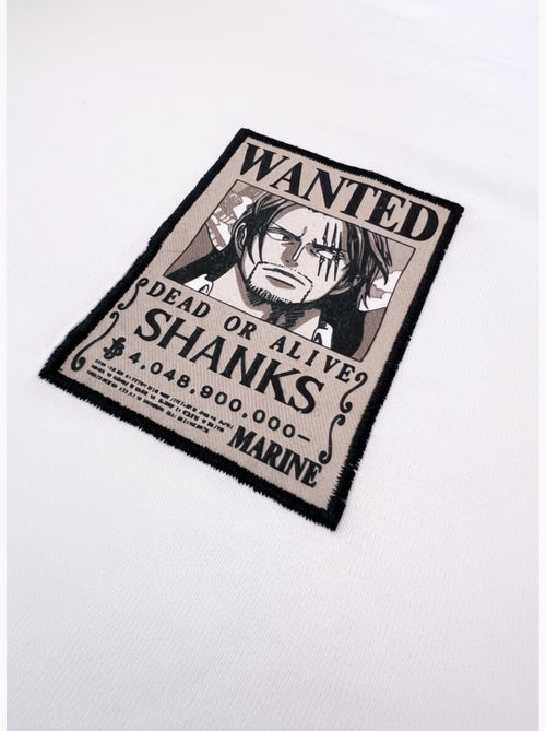 T-shirt One Piece Shanks Wanted - Regular - Kiabi T-shirt One Piece Shanks Wanted - Regular - Kiabi