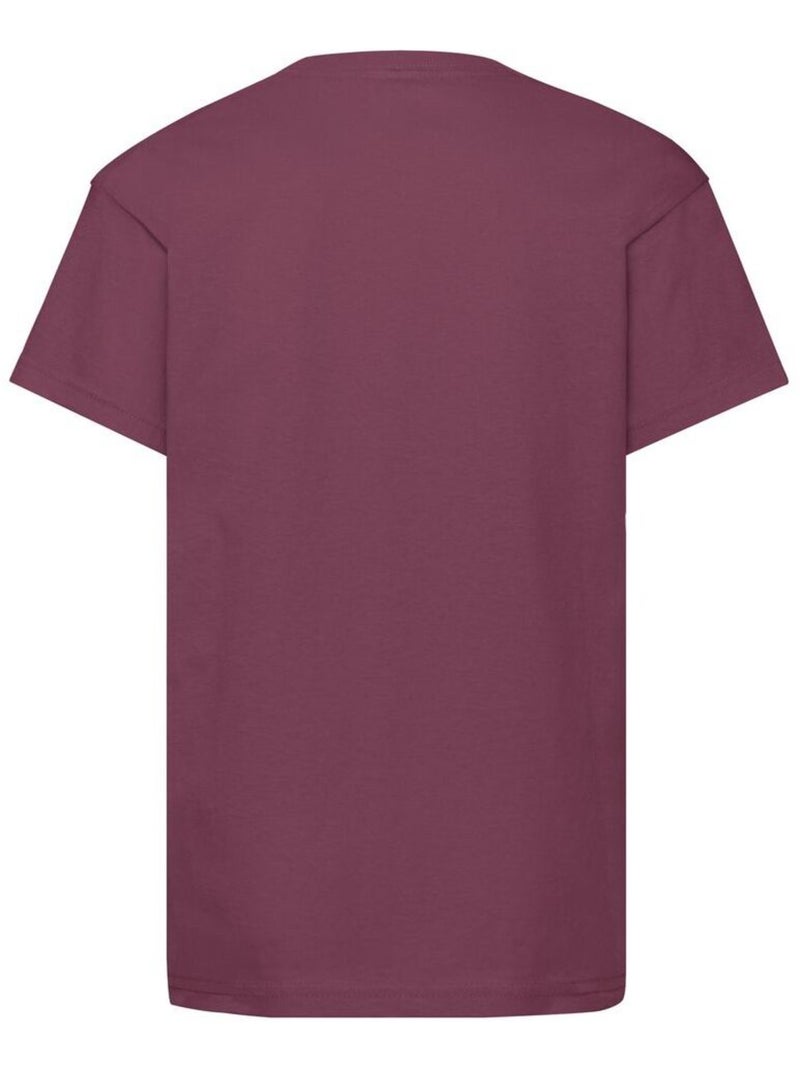 T-shirt original - fruit of the loom Bordeaux - Kiabi