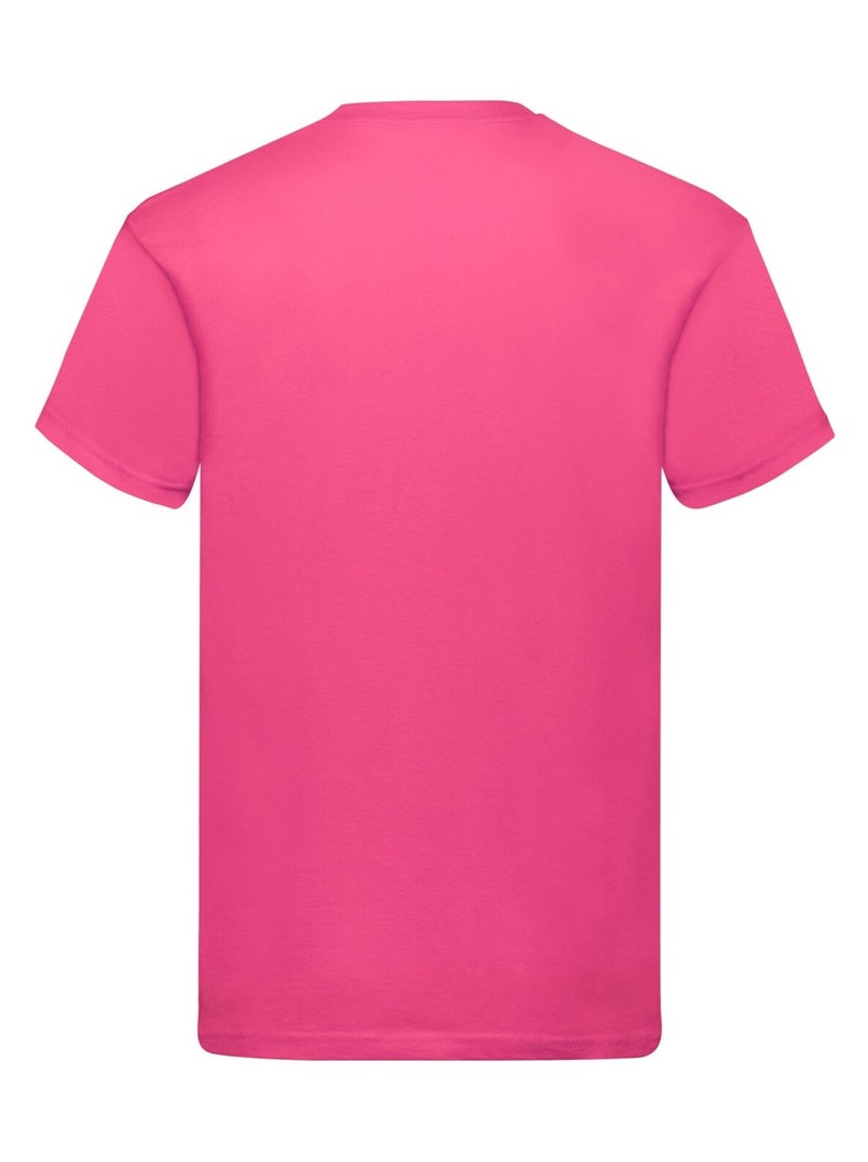 T-shirt original - fruit of the loom Rose fushia - Kiabi