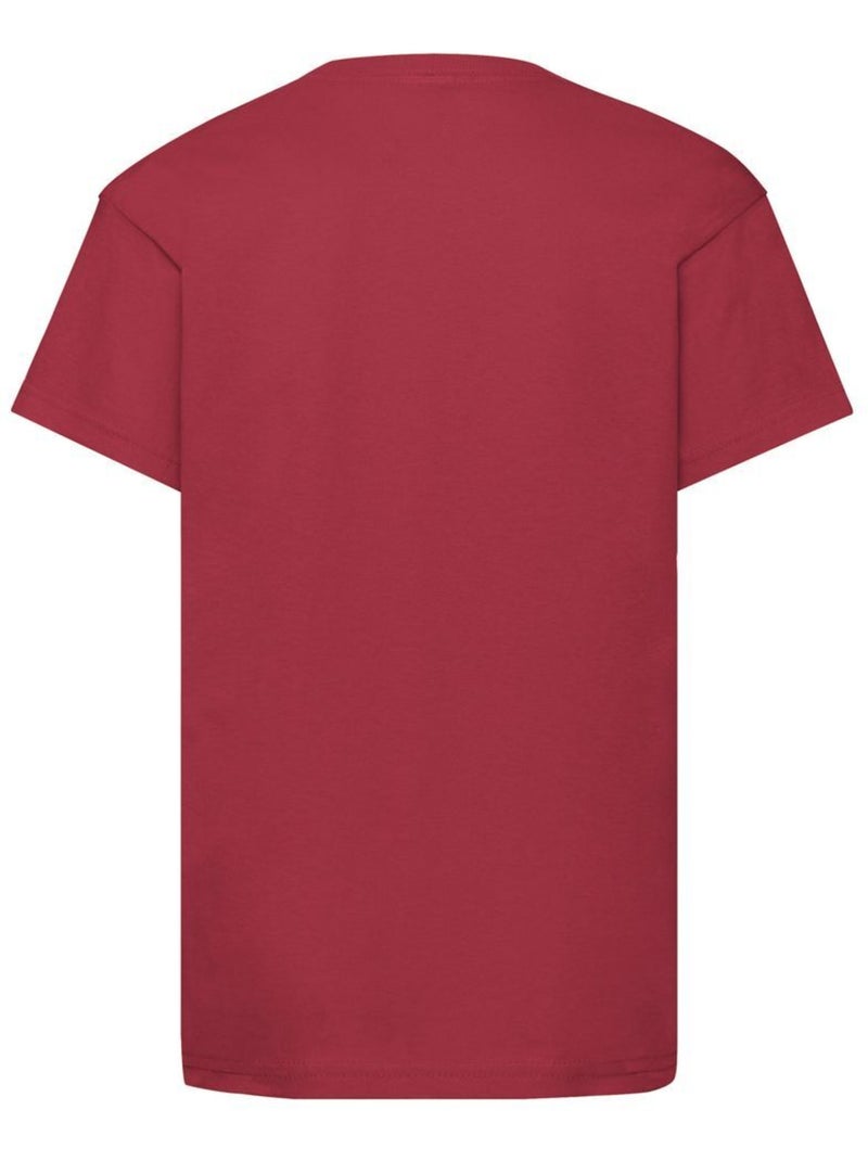 T-shirt original - fruit of the loom Rouge brique - Kiabi