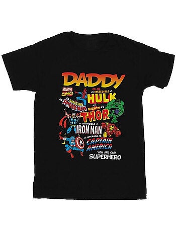 T-shirt our dad superhero - marvel