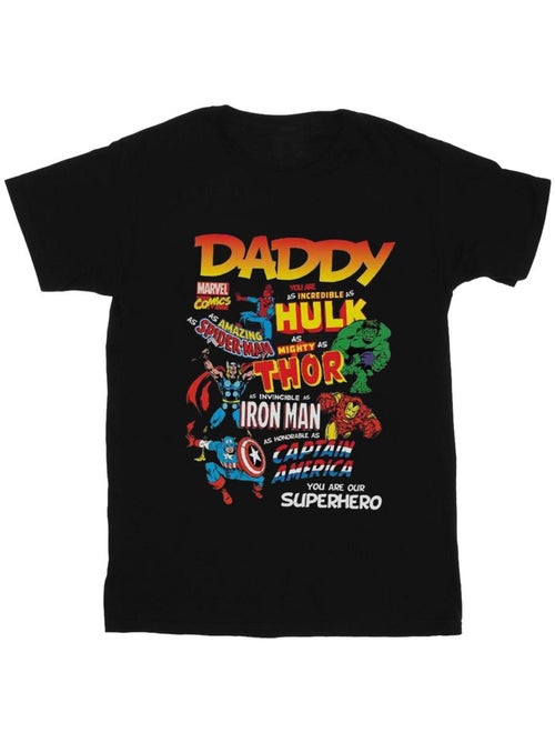 T-shirt our dad superhero - marvel - Kiabi T-shirt our dad superhero - marvel - Kiabi