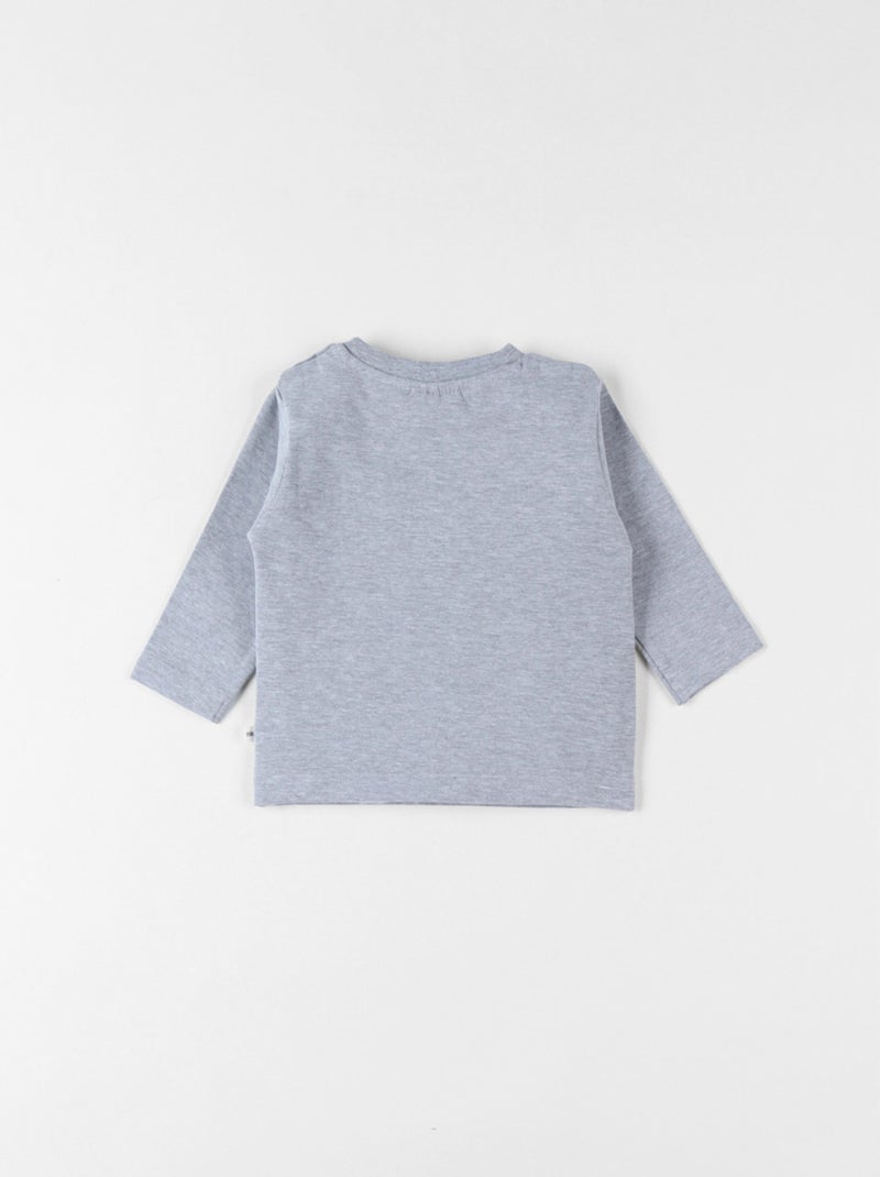 T-shirt ours, chiné Noukie's Gris - Kiabi
