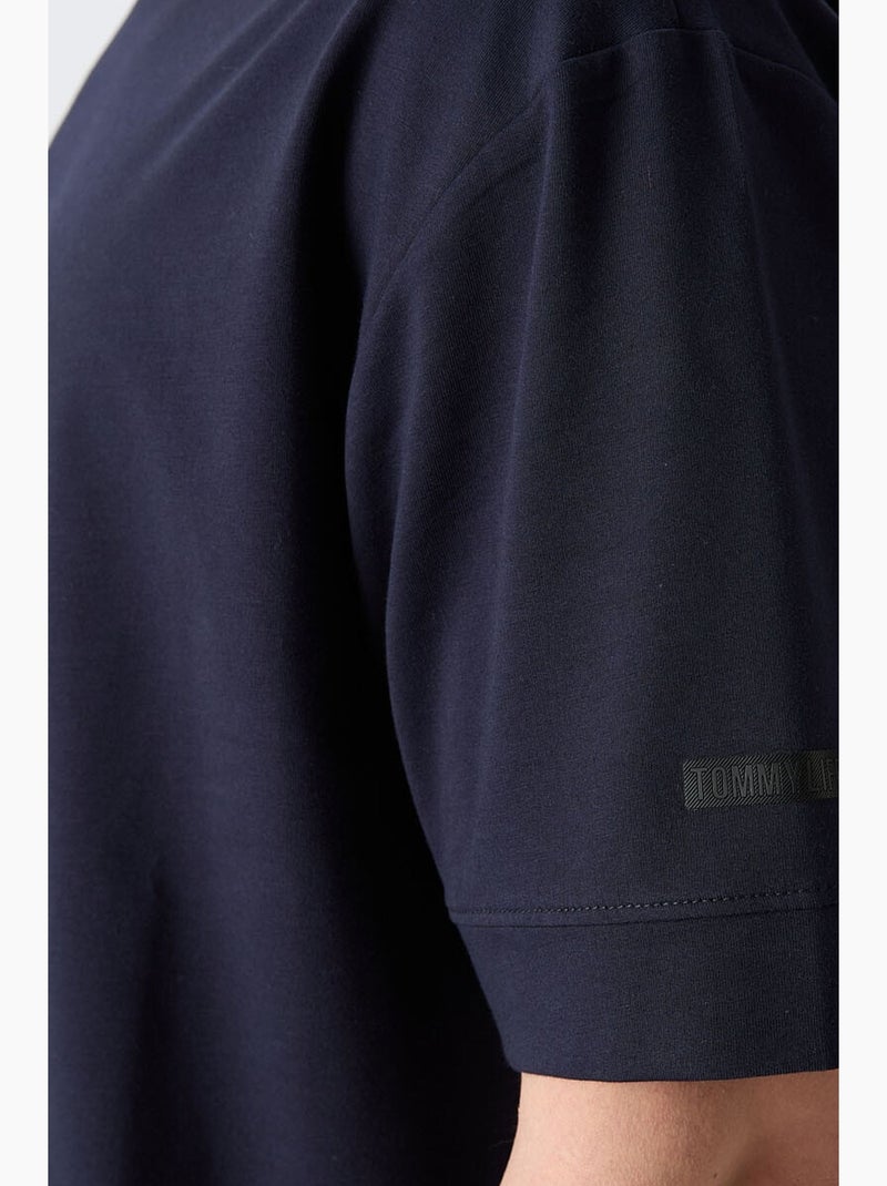 T-shirt oversize à capuche et manches courtes tommy Bleu marine - Kiabi