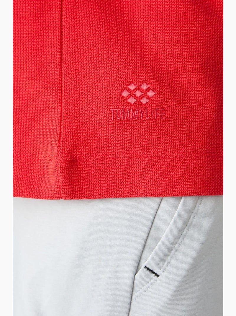 T-shirt oversize à capuche et manches courtes tommy Rouge - Kiabi