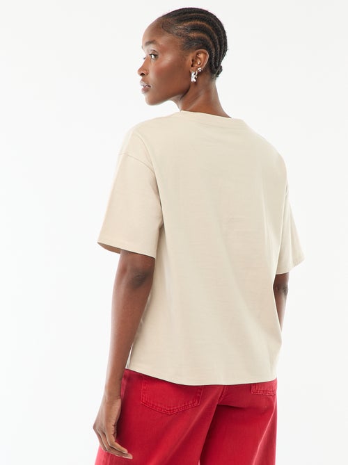 T-shirt oversize à col rond - Kiabi T-shirt oversize à col rond - Kiabi