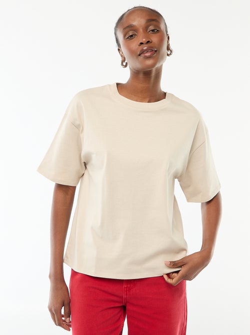 T-shirt oversize à col rond - Kiabi T-shirt oversize à col rond - Kiabi