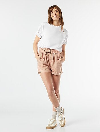 T-shirt oversize à col rond