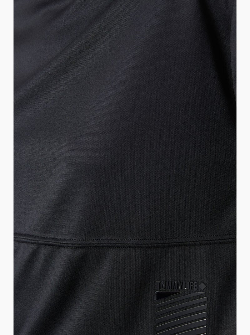 T-shirt oversize à col rond et poche tommy Noir - Kiabi