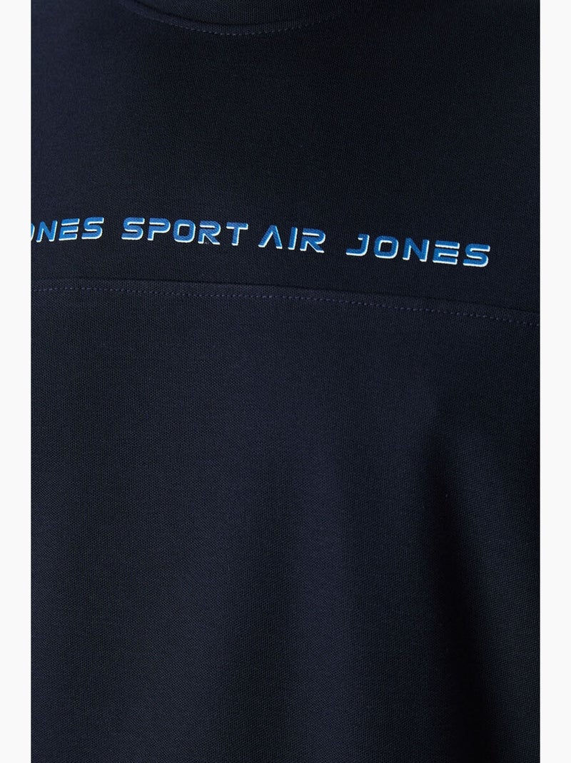 T-shirt oversize à col rond imprimé tommy Bleu marine - Kiabi