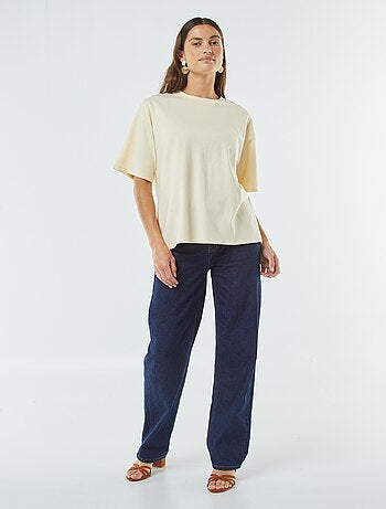 T-shirt oversize à col rond
