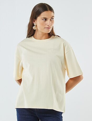 T-shirt oversize à col rond