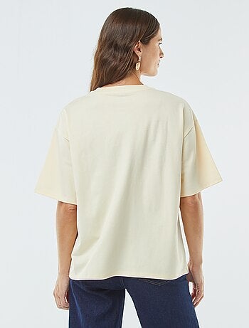 T-shirt oversize à col rond