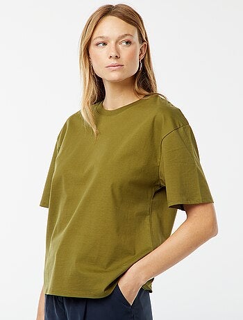 T-shirt oversize à col rond